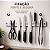 Barra Magnética Inox Para Facas Utensílios Cozinha Parede Porta Facas Kort - Imagem 5