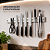 Barra Magnética Inox Para Facas Utensílios Cozinha Parede Porta Facas Kort - Imagem 2