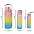 Kit Garrafa Colorida Motivacional Squeeze – 03 Peças - Imagem 5
