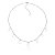 COLAR CHOKER DE PRATA LUA E ESTRELAS VAZADAS - Imagem 1