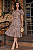 Vestido Palms Midi com Decote Quadrado - Imagem 1