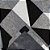 Tapete Jacquard Detroid 1,35 m x 1,00 m antiderrapante Preto - Imagem 3