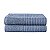 Kit 02 Toalhas de Banho Azul Jeans 100% Algodao Linha Paris - Imagem 1