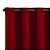 Cortina Blackout Corta Luz 70 % em Tecido 4,00 m x 2,70 m - Vermelho - Imagem 2