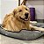 Cama Caminha Para Cachorro Pet 70x70 Lavavel Cinza G Suede - Imagem 3