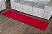 Tapete Passadeira Vermelha 2,00m x 52cm Base Feltro Antiderrapante - Imagem 1