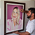 A sua encomenda de retrato, pintura em tela, com 1 pessoa no quadro, tamanho 50/70cm - Imagem 9