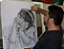 A SUA ENCOMENDA DE RETRATO REALISTA A LÁPIS, COM 1 PESSOA NO QUADRO, TAMANHO 50/66 cm. - Imagem 5