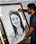 A SUA ENCOMENDA DE RETRATO REALISTA A LÁPIS, COM UMA PESSOA NO QUADRO, TAMANHO 66/96 cm. - Imagem 3