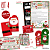 Cartinha Papai Noel LUXO| Envelope c/ NEVE EM DOBRO + ENVELOPE FELTRO (Mega Kit!) - Imagem 1