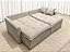 Sofá Cama Siena 2.00m Sem Caixa D28 Soft - Veludo Bege - Imagem 5