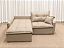 Sofá Cama Siena 2.00m Sem Caixa D28 Soft - Linho bege - Imagem 6