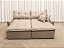 Sofá Cama Siena 2.00m Sem Caixa D28 Soft - Linho bege - Imagem 9