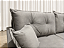 Sofá Cama Siena 2.20m Sem Caixa D28 Soft - Veludo Cinza Claro - Imagem 4