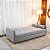 Sofá Cama Ipanema Baú larg. 2.05m Linho Cinza - Imagem 7