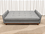 Sofá Cama Ipanema Baú larg. 2.05m Linho Cinza - Imagem 6