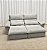 Sofá Retrátil e Reclinável Saul 2.50m D33 Molas Ensacadas - Veludo Cinza Claro - Imagem 4