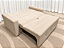 Sofá Cama Cristal 1.54m Sem Caixa D28 Soft - Veludo Marfim - Imagem 4
