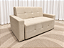Sofá Cama Cristal 1.54m Sem Caixa D28 Soft - Veludo Marfim - Imagem 2
