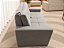 Sofá Cama Cristal 1.54m Sem Caixa D28 Soft - Linho Cinza - Imagem 3
