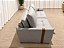 Sofá Cama Lis 2.00m Sem Caixa D28 Soft - Bouclé Cinza Mesclado - Imagem 2