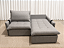 Sofá Cama Lis 2.00m Sem Caixa D28 Soft - Linho Cinza - Imagem 3