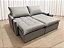 Sofá Cama Lis 2.00m Sem Caixa D28 Soft - Linho Cinza - Imagem 2