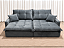 Sofá Cama Mariana 2.25m Sem Caixa D28 Soft 442 - Veludo Cinza - Imagem 6