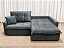 Sofá Cama Mariana 2.25m Sem Caixa D28 Soft 442 - Veludo Cinza - Imagem 3