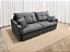 Sofá Cama Mariana 2.25m Sem Caixa D28 Soft 442 - Veludo Cinza - Imagem 1