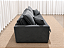Sofá Cama Mariana 2.25m Sem Caixa D28 Soft 442 - Veludo Cinza - Imagem 7