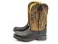 Bota Masculina Goyazes Exótica - Avestruz Preto - Couro Dallas Furta Cor - Jump 1018-AEJ - Imagem 3