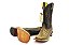 Bota Masculina Goyazes Exótica - Jacare Tabaco - Couro Pit Stop Preto - Couro 1018-JEC - Imagem 7
