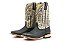 Bota Masculina Goyazes Couro Pit Stop Preto - Couro Waco Cimento - Imagem 1