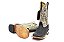 Bota Masculina Goyazes Couro Pit Stop Preto - Couro Waco Cimento - Imagem 5