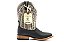 Bota Masculina Goyazes Couro Pit Stop Preto - Couro Waco Cimento - Imagem 7