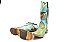 Bota Feminina Goyazes Exótica - Cobra Phyton Azul Dourado - Couro Dolphin Verde - Couro - Imagem 7
