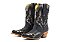 Bota Feminina Goyazes Couro Pit Stop Preto - Couro Pit Stop Preto - Couro BF - Imagem 1
