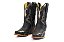Bota Feminina Goyazes Couro Pit Stop Preto - Couro Pit Stop Preto - Couro BF - Imagem 5