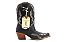 Bota Feminina Goyazes Couro Pit Stop Preto - Couro Pit Stop Preto - Couro BF - Imagem 8