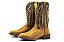 Bota Masculina Goyazes Exótica - Jacaré Barriga Havana - Couro Dallas Furta Cor - Solado Power - Imagem 1
