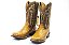 Bota Masculina Goyazes Exótica - Jacaré Barriga Havana - Couro Dallas Furta Cor - Solado Power - Imagem 5