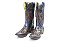 Bota Feminina Goyazes Couro Flex Metal Azul - Couro Flex Metal Azul - Flex - Imagem 5
