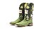 Bota Feminina Goyazes Exótica - Avestruz Oliva - Couro Dallas Folha - Couro - Imagem 1