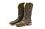 Bota Feminina Goyazes Bico Quadrado / Couro Dallas Ocre / Couro Dallas Ocre - Sola Couro - Imagem 1