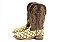 Bota Feminina Goyazes Exótica - Pirarucu Bege - Couro Atlanta Carmel - Couro - Imagem 3