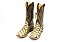 Bota Feminina Goyazes Exótica - Pirarucu Bege - Couro Atlanta Carmel - Couro - Imagem 5