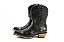 Bota Feminina Goyazes Couro Mustang Preto Estrelado - Imagem 3