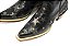 Bota Feminina Goyazes Couro Mustang Preto Estrelado - Imagem 2