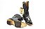 Bota Feminina Goyazes Couro Mustang Preto Estrelado - Imagem 6